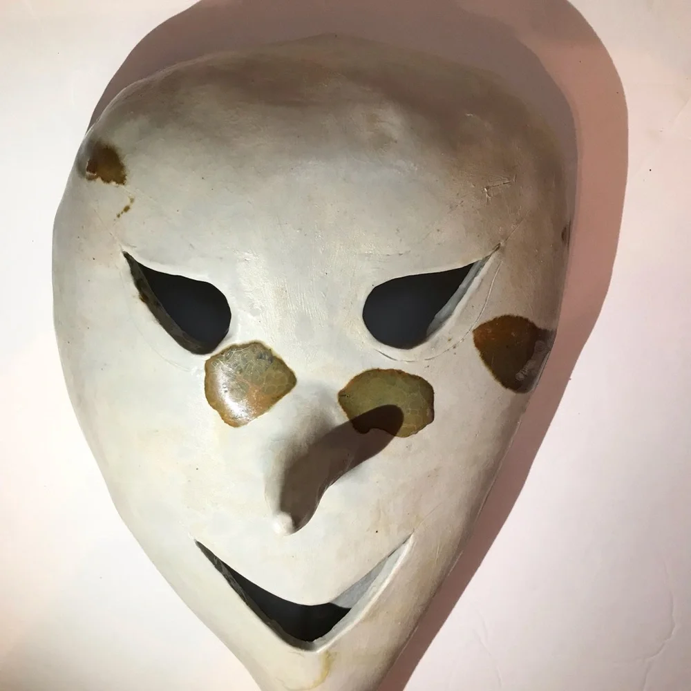 Handcrafted Ceramic Mask Wall Art strange unique decor